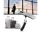 TODO 50Kg Portable Luggage Scale Lcd Display 10G Graduation Clip Belt Baggage Travel Bag