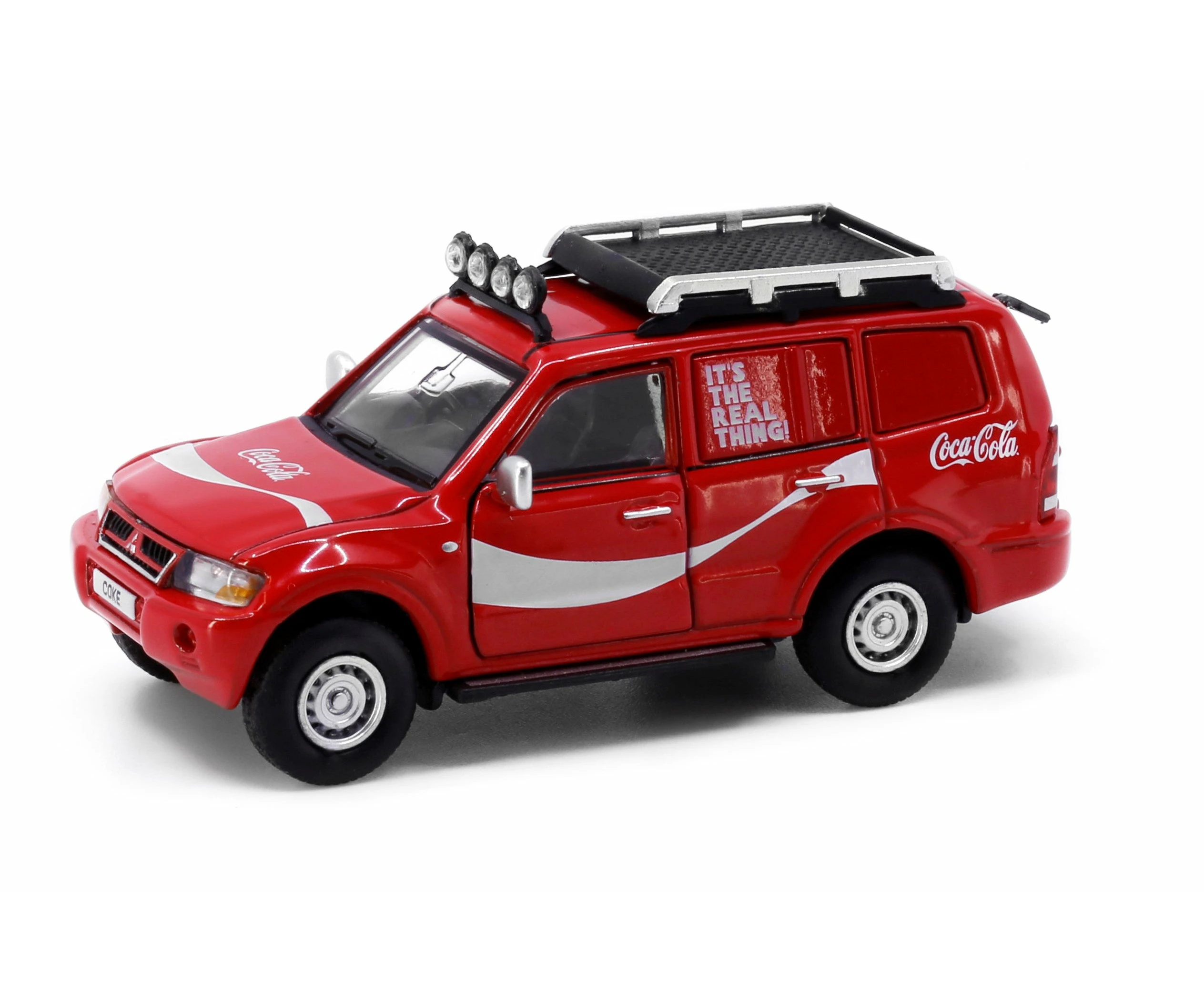 Tiny City Die Cast Model Car Coca Cola Mitsubishi Pajero 2003 (it's The Real Thing!)