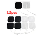 12x Tens Machine Pads Replacement Electrode Gel Self Adhesive Therapy Massage