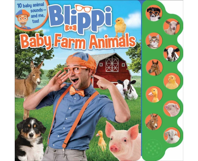 Blippi Baby Farm Animals by Editors of Studio Fun International