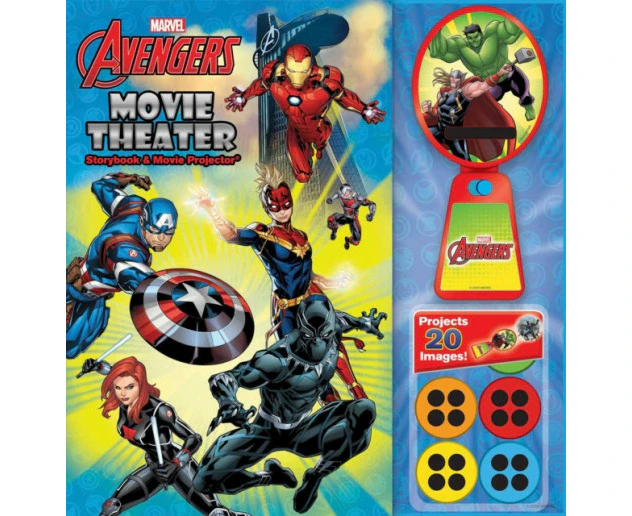 Marvel Avengers Movie Theater Storybook amp Movie Projector by Editors of Studio Fun International