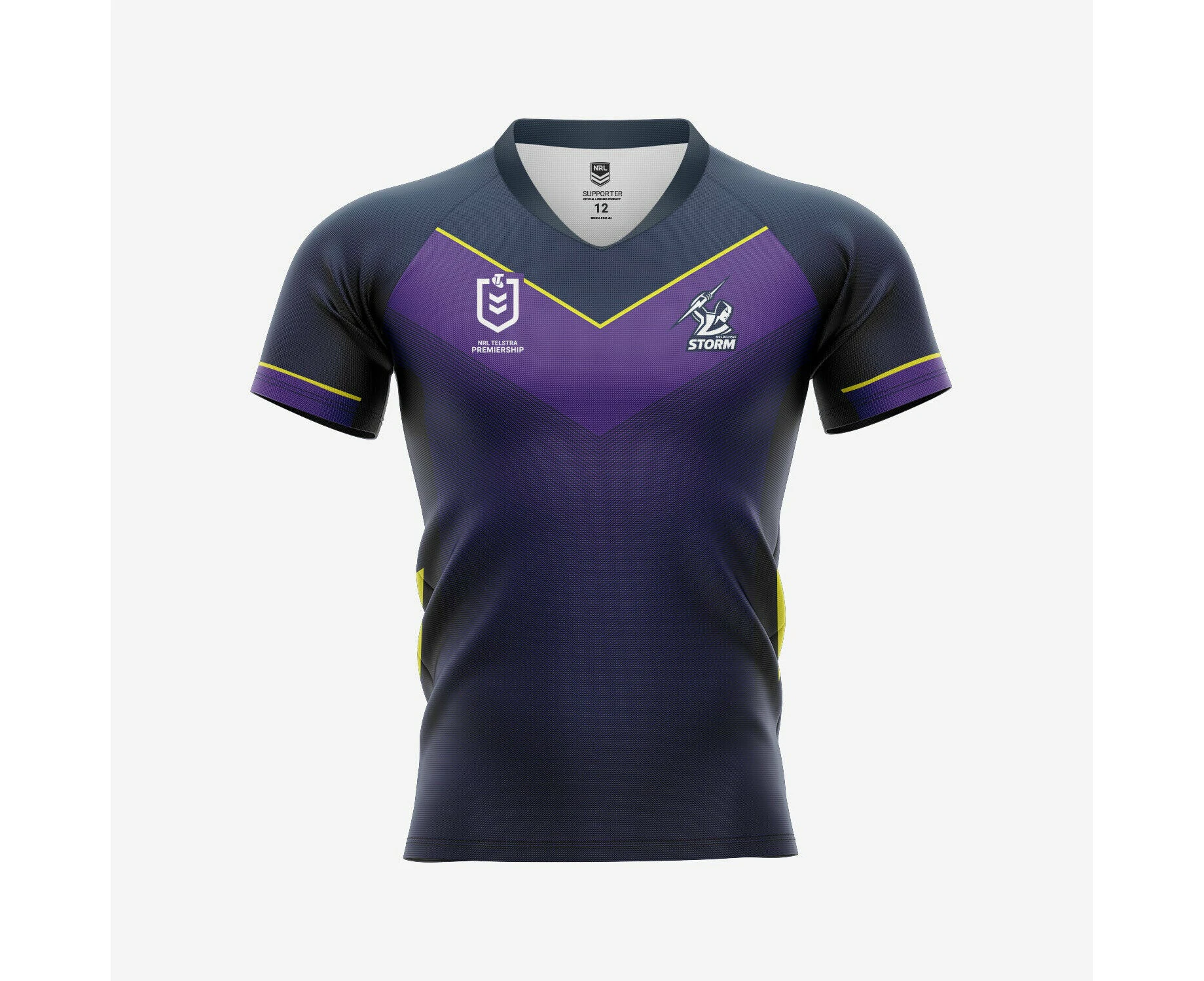 NRL 2023 Supporter Jersey - Melbourne Storm - YOUTH - KOOKABURRA