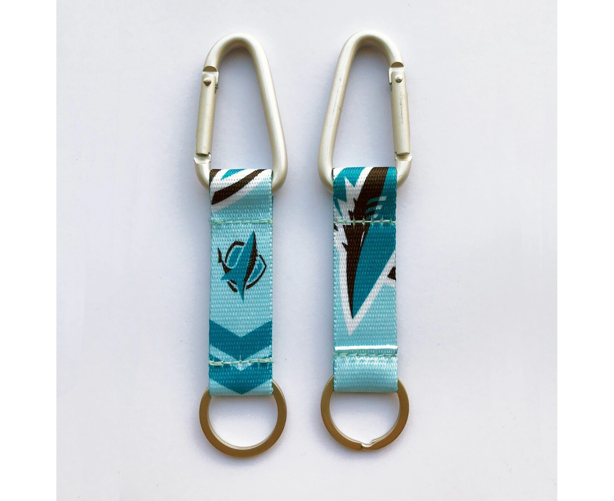 NRL Carabiner Key Ring - Cronulla Sharks - Keyring - Clip and Ring