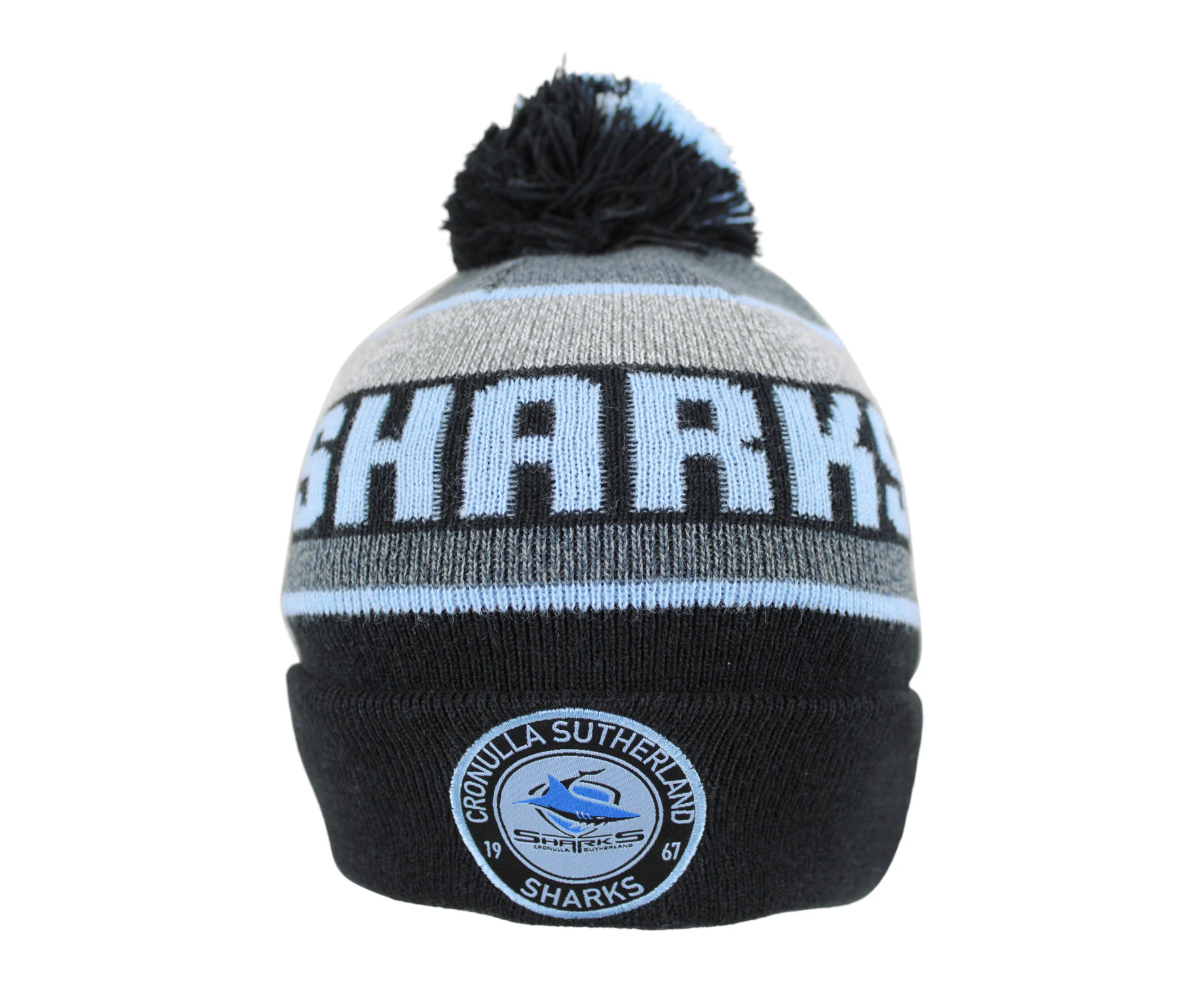 NRL Tundra Beanie - Cronulla Sharks - Winter Hat - Adult - OSFM