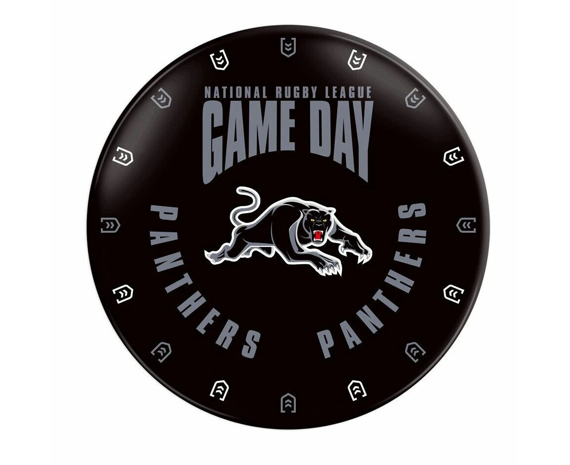 NRL Snack Plate - Penrith Panthers - 20cm diameter - Melamine - Single