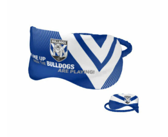 NRL Sleep Mask - Canterbury Bulldogs - Reversible - Washable - One Size