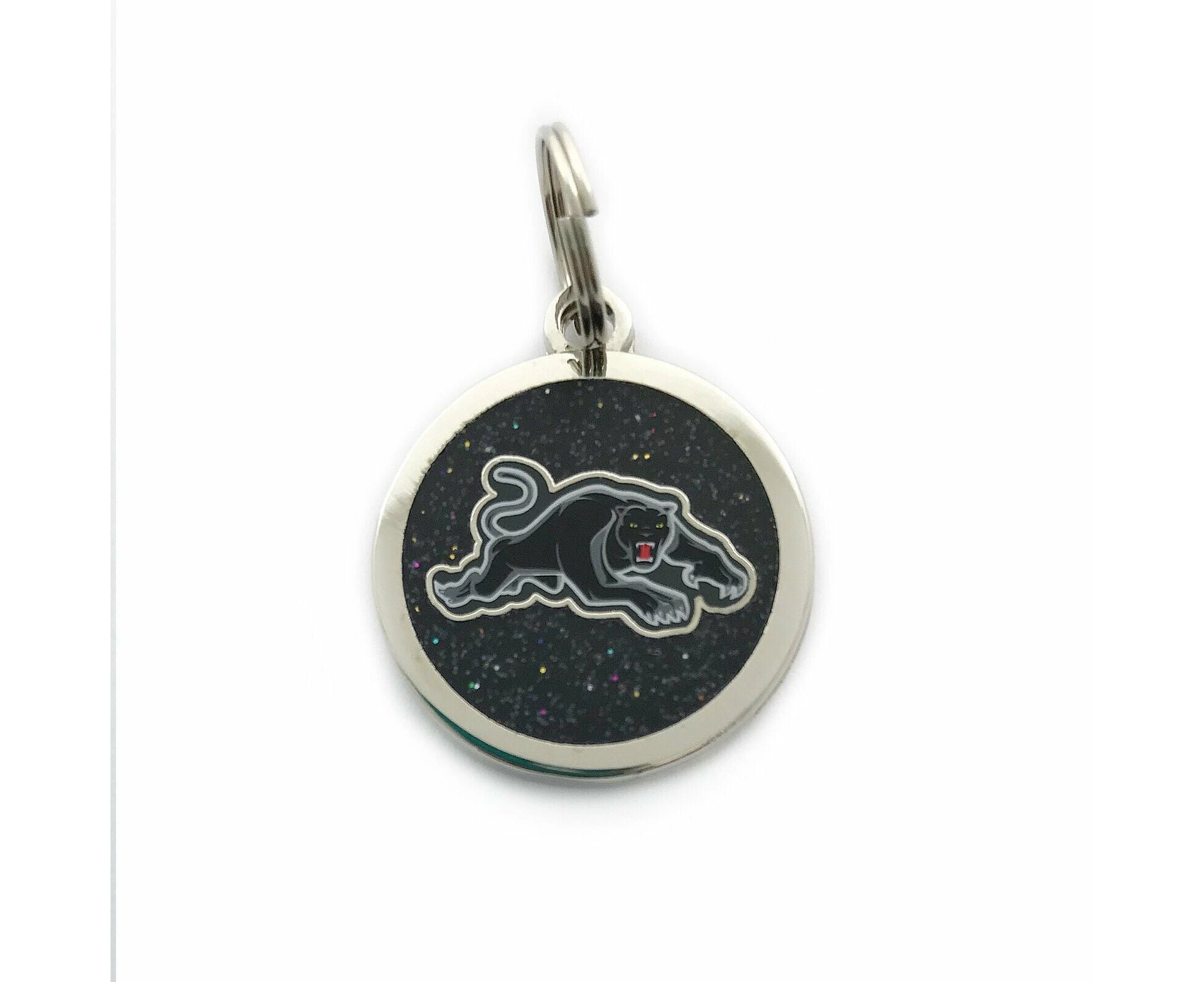 NRL Pet ID Tag - Penrith Panthers - Engravable - 25mm diameter