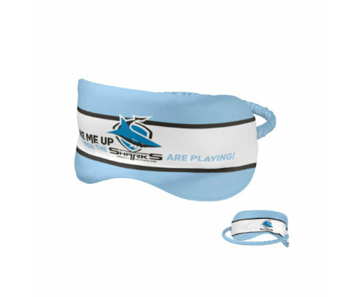 NRL Sleep Mask - Cronulla Sharks - Reversible - Washable - One Size