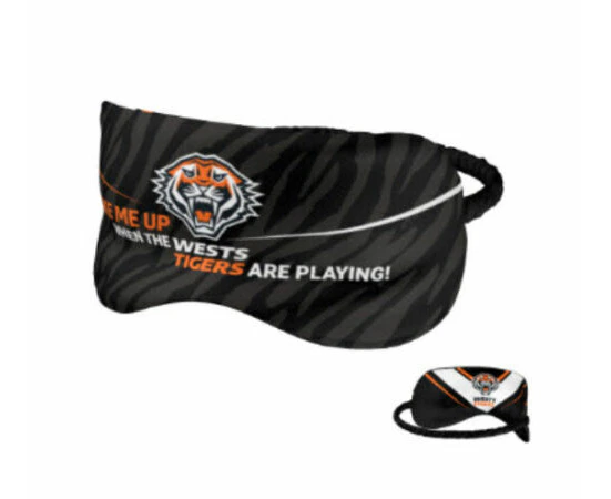 NRL Sleep Mask - West Tigers - Reversible - Washable - One Size