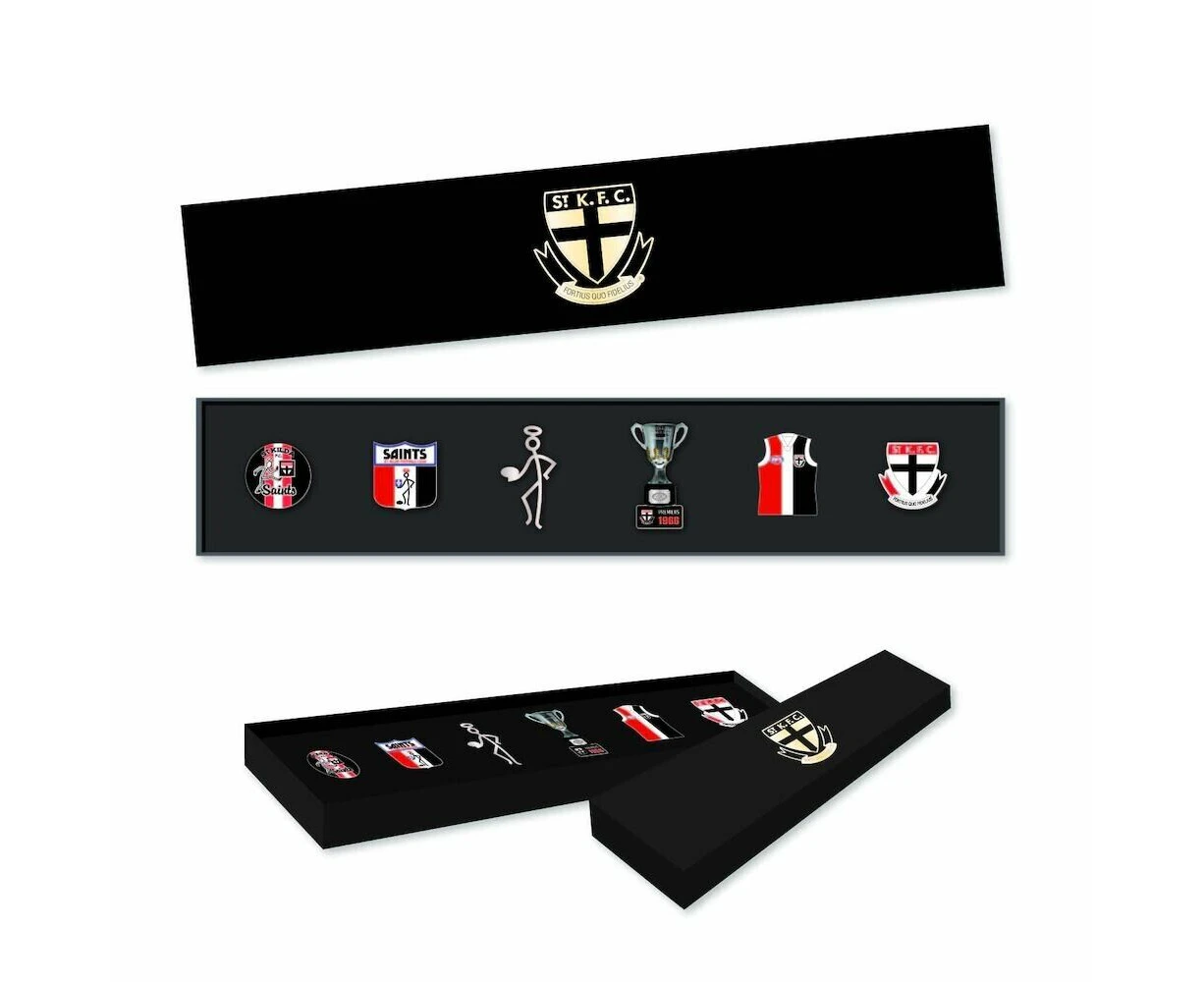 AFL Evolution Pin Set - History Logos - St Kilda Saints