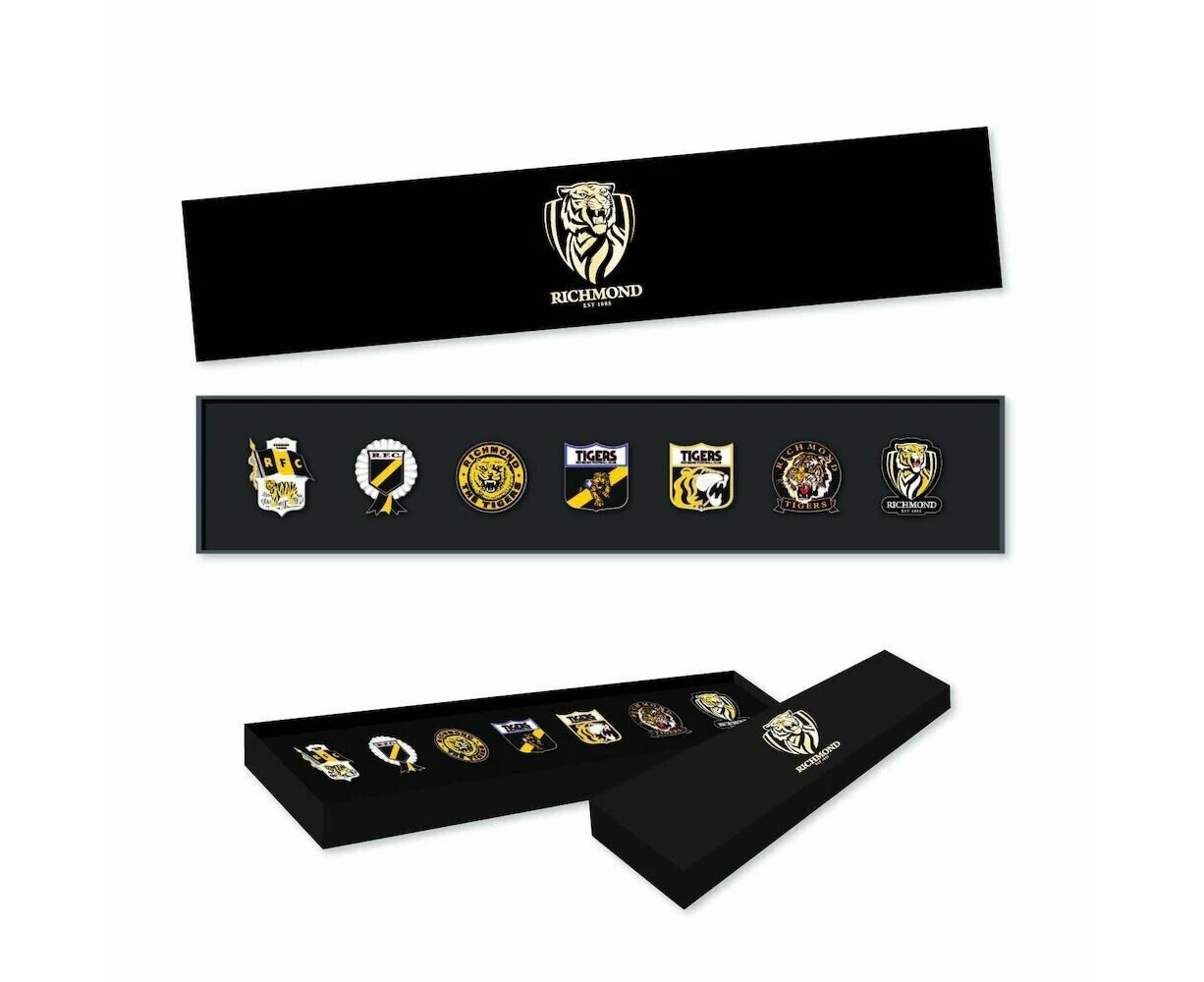 AFL Evolution Pin Set - History Logos - Richmond Tigers