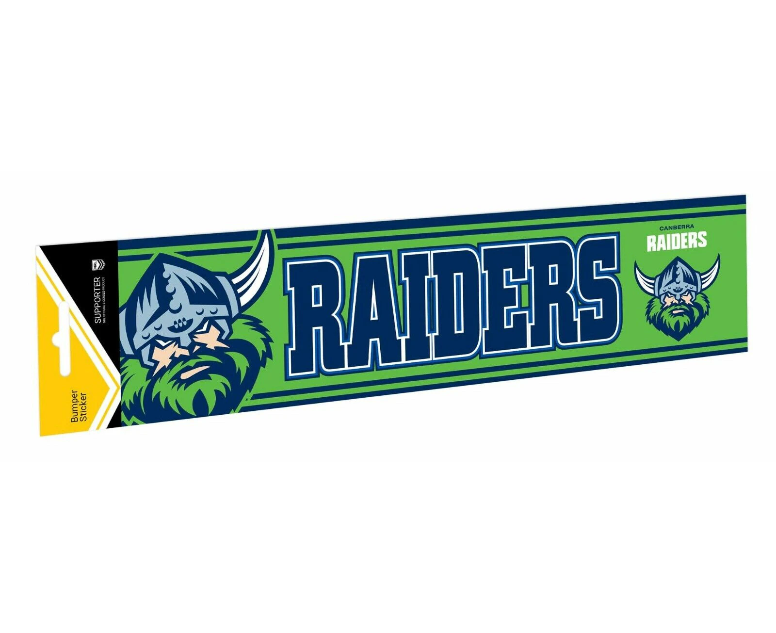 NRL Bumper Sticker - Canberra Raiders - Car Decal - 300mm x 75mm