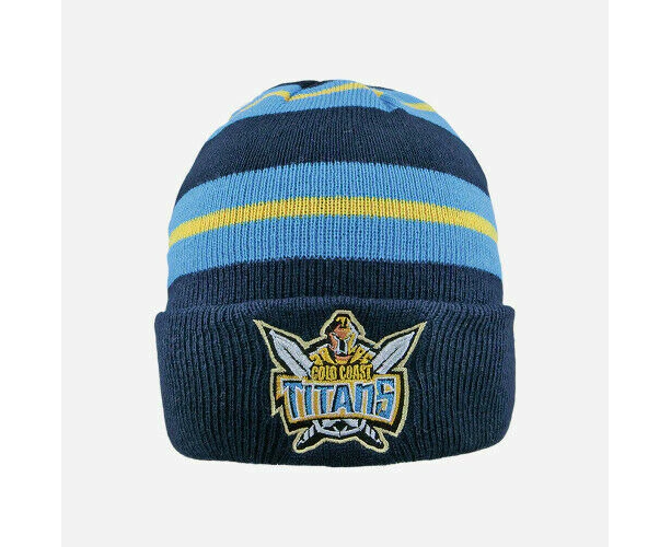 Gold Coast Titans NRL Wozza Embroidered Beanie Hat