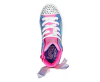 Skechers Girls' Twinkle Toes: Twinkle Sparks Bow Magic Sneakers - Hot Pink/Multi