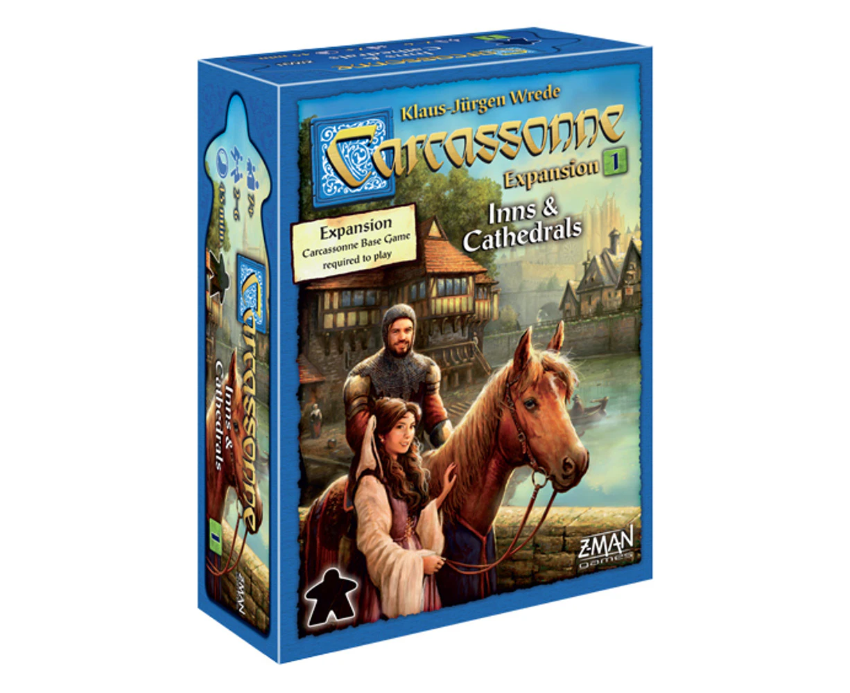 Carcassonne: Inns and Cathedrals Expansion 1 Board Game