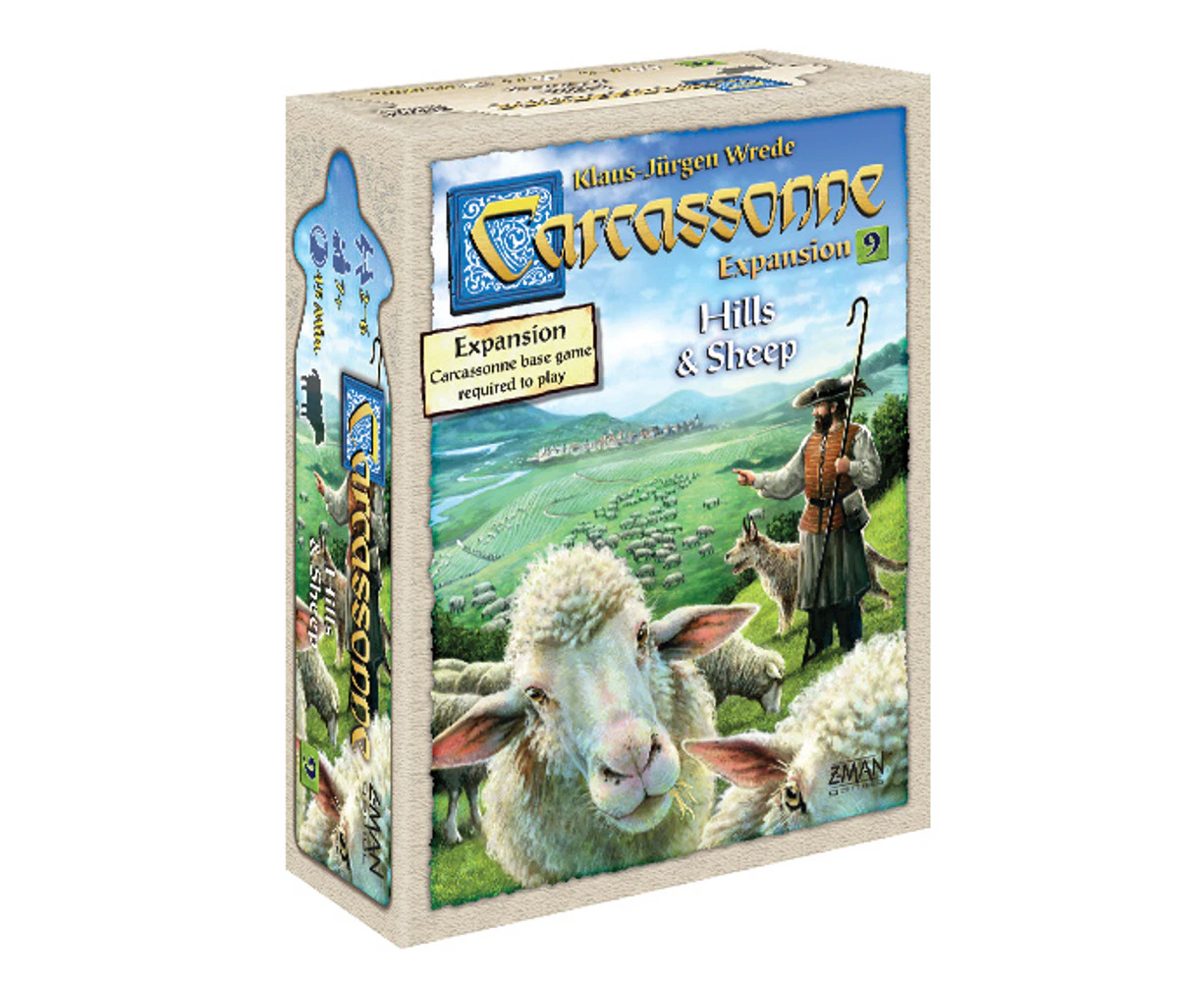 Carcassonne: Hills and Sheep Expansion 9 Board Game