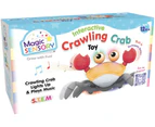 Magic Sensory Interactive Crawling Crab Toy - Orange