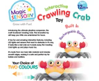 Magic Sensory Interactive Crawling Crab Toy - Orange