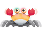 Magic Sensory Interactive Crawling Crab Toy - Orange