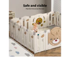 Bopeep Kids Playpen Baby Safety Gate Toddler Fence Child Play Game Toy 16 Panels