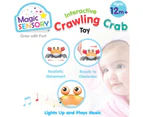 Magic Sensory Interactive Crawling Crab Toy - Orange