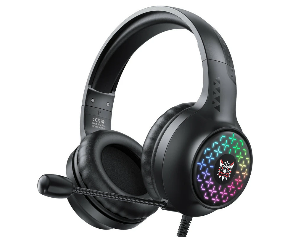 ONIKUMA X7 PRO RGB Breathing Lights Over-ear Wired Gaming Headphones