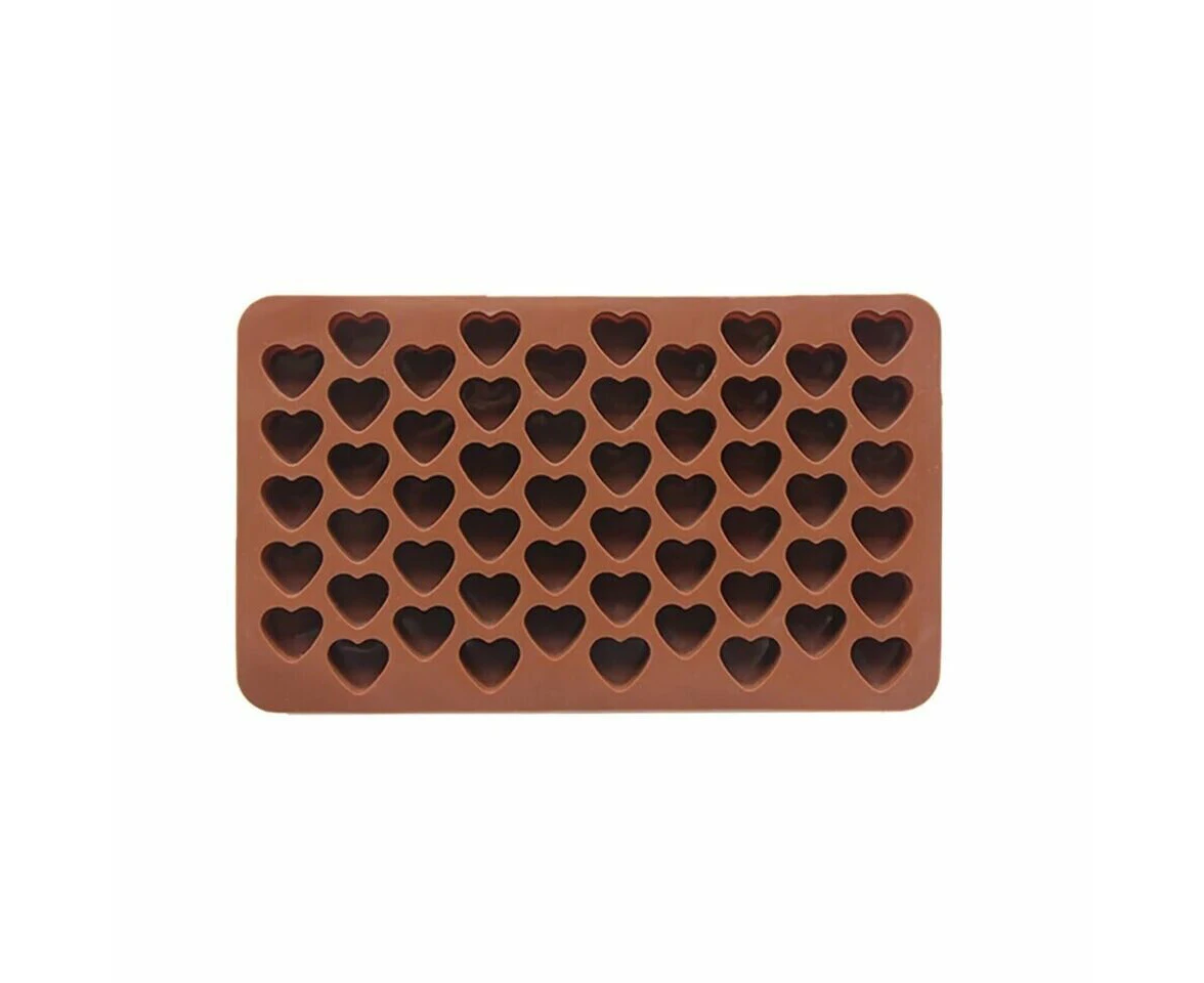 1pc Love Heart Silicone Mould Chocolate Mold Candy Gummy Maker Jelly Tray