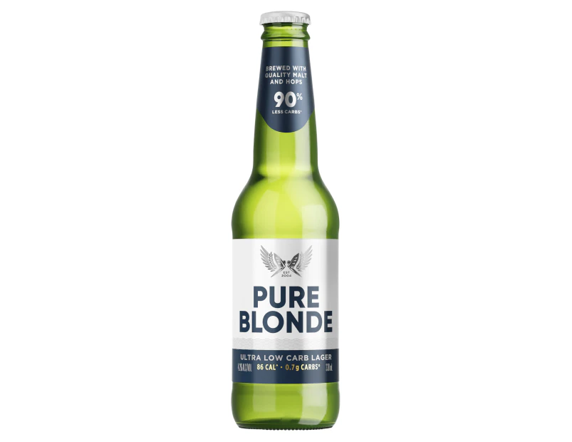 Pure Blonde Ultra Low Carb 24 x 330mL Bottles