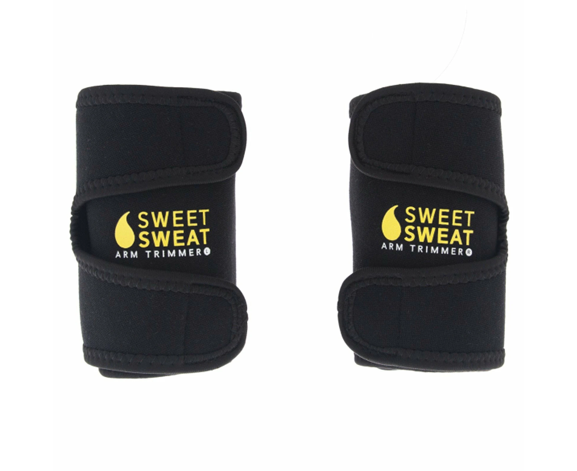 Sports Research, Sweet Sweat Arm Trimmers, Unisex-Regular, Yellow, 1 Pair