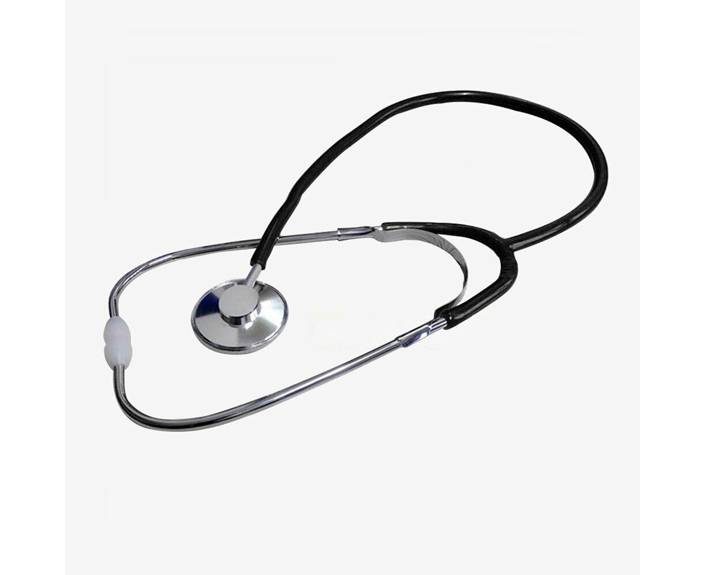 Professional Stethoscope Single Head Doctor Nurse Vet Medical Student Health Work - Black