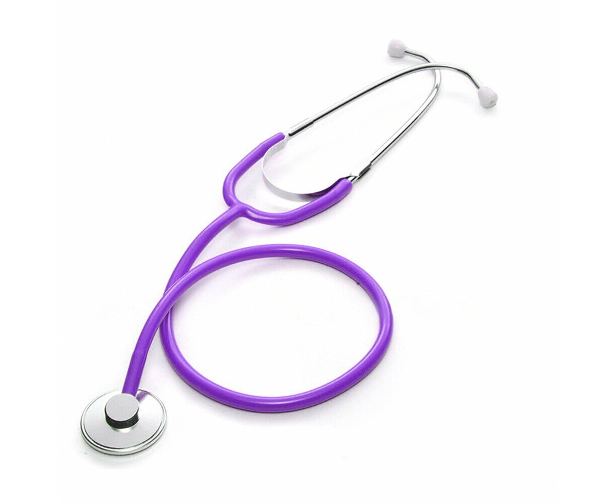 Professional Single Head Stethoscope ENT Nurse Doctor Vet - Purple