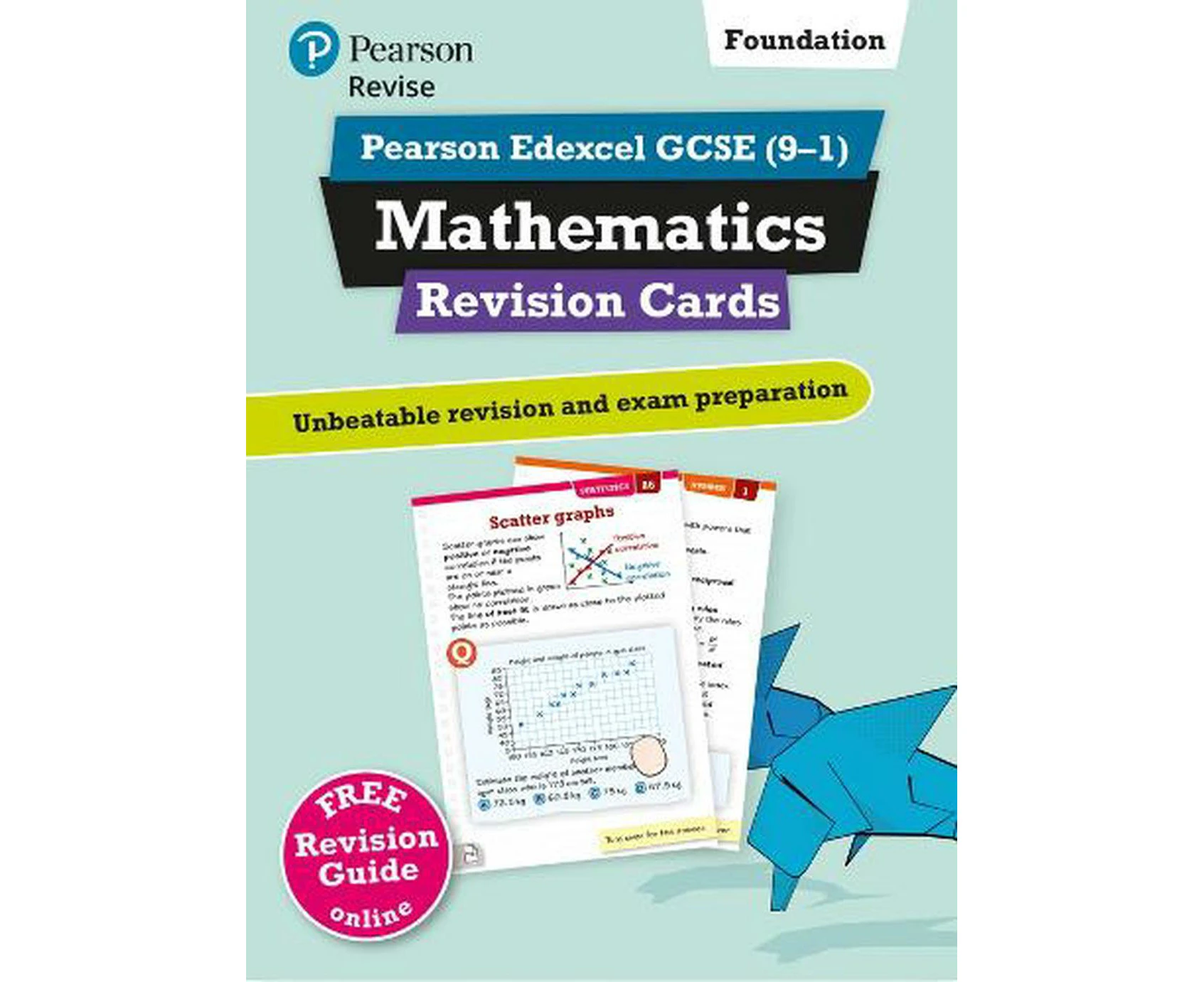 Pearson REVISE Edexcel GCSE Maths (Foundation): Revision Cards incl. online revision, quizzes and videos - for 2025, 2026 exams