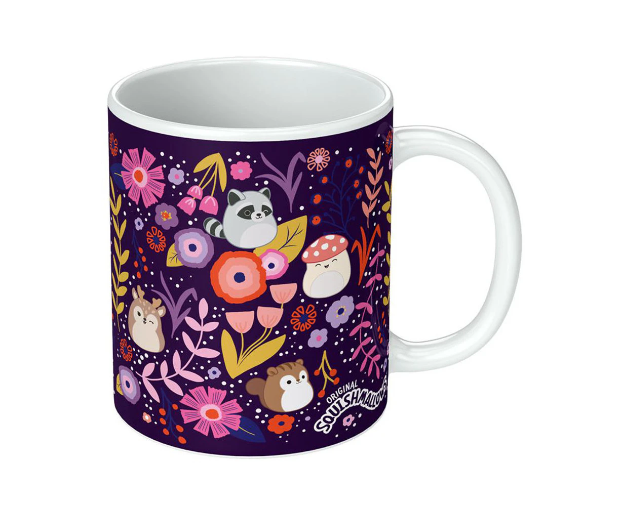 Squishmallows Squish Squad Floral White Mug