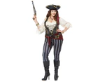 Brazen Buccaneer Pirate Swashbuckler Story Book Week Womens Costume Plus