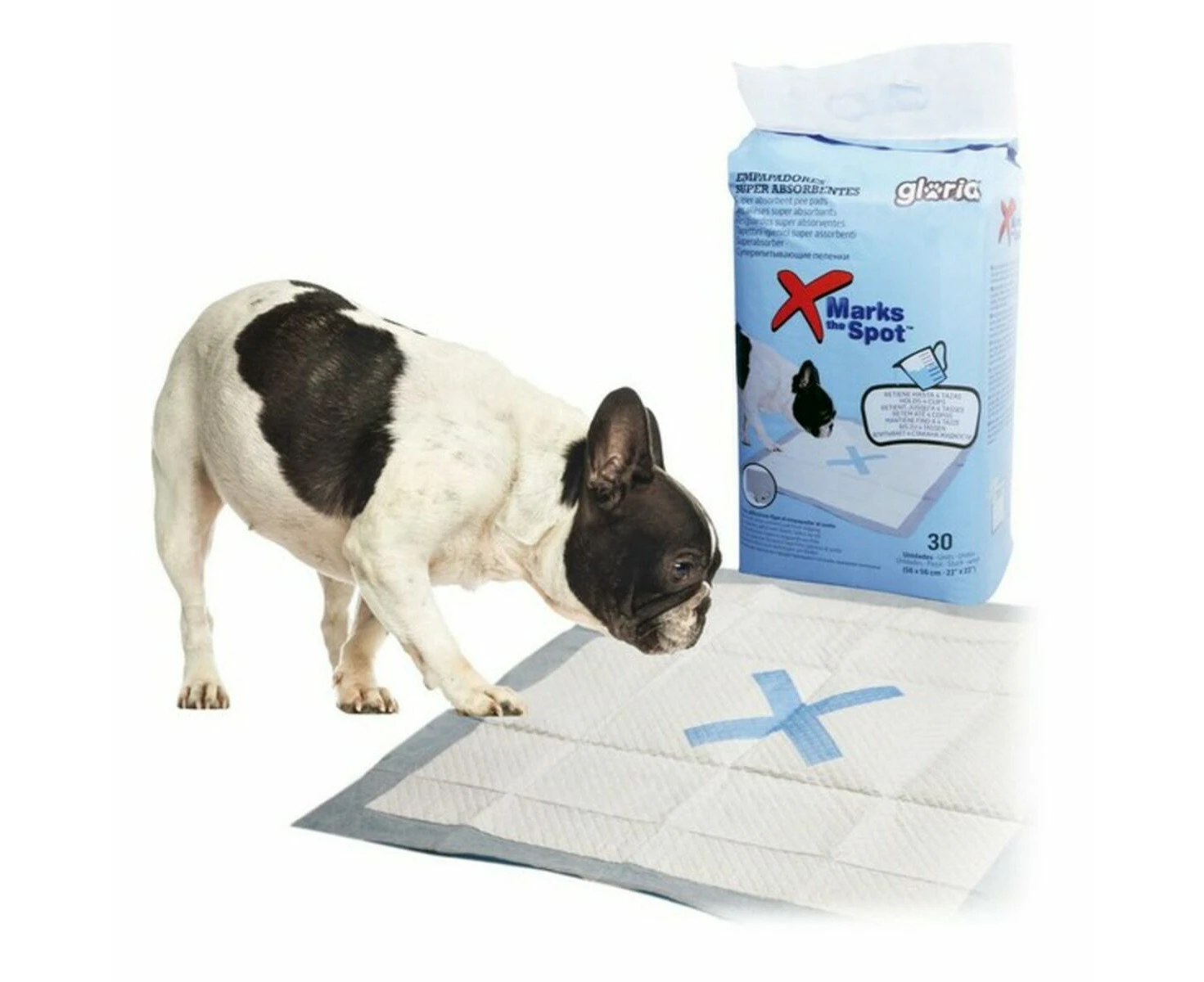 Puppy training pad Gloria Marks The Spot Dog Super-absorbent 30 Units