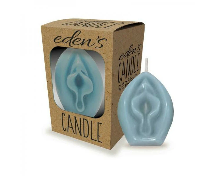 Eden's Vagina Candle Blue