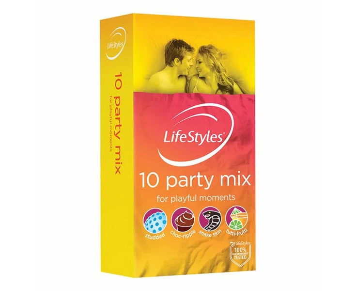 LifeStyles Party Mix Condoms 10-Pack