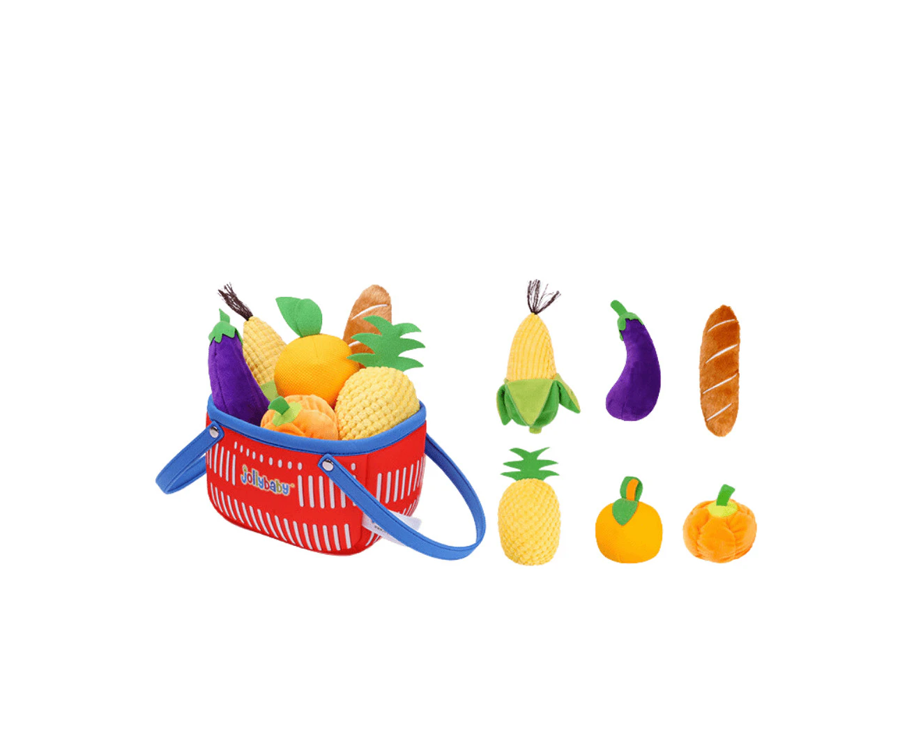 Jollybaby Vegetable Toy Set Infant 6M+