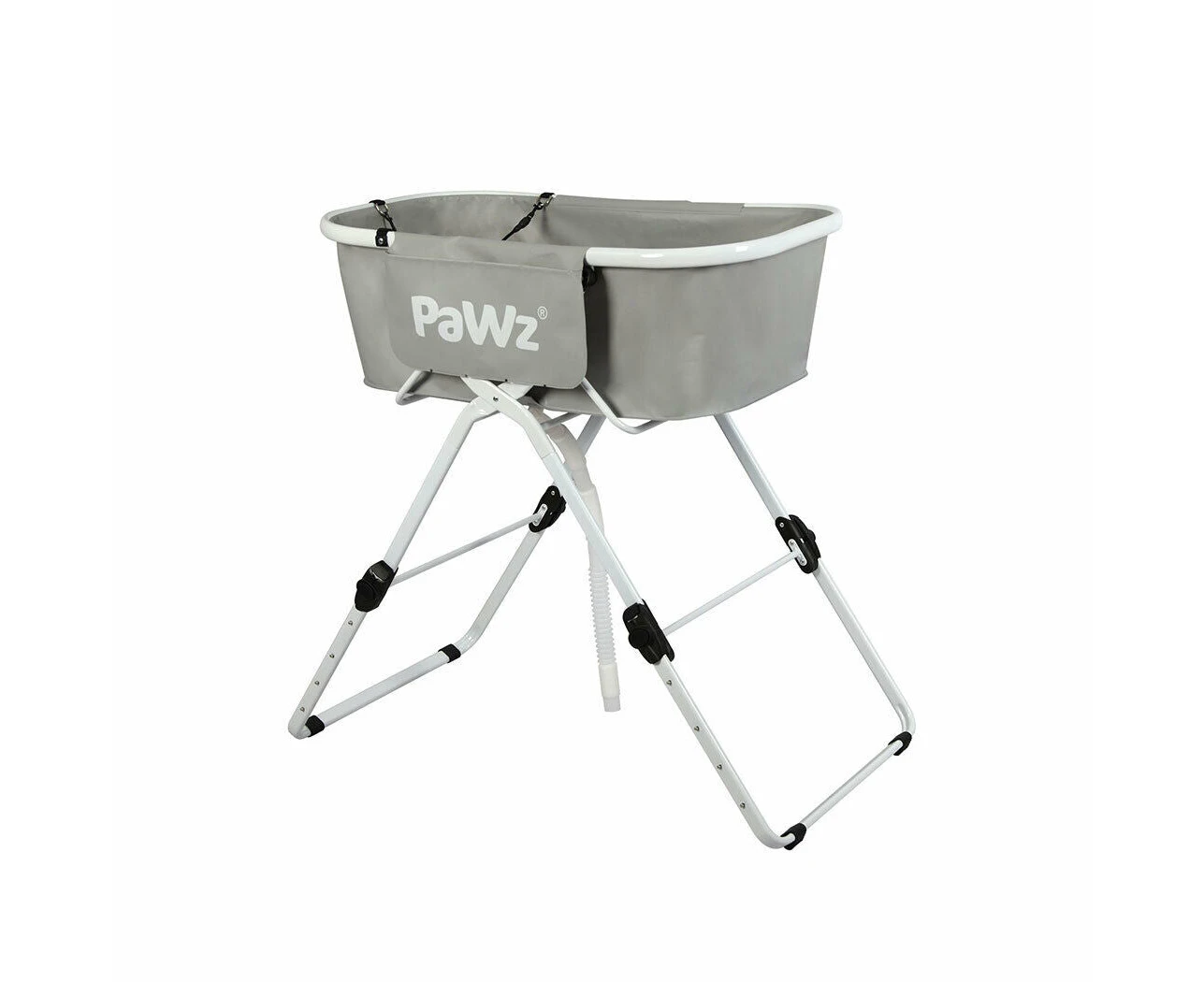 Pawz Pet Grooming Bath Tub Elevated Dog Shower Basin Foldable Adjustable Height