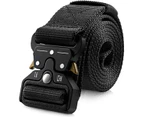 Tactical belt,unisex military belt with quick release metal buckle