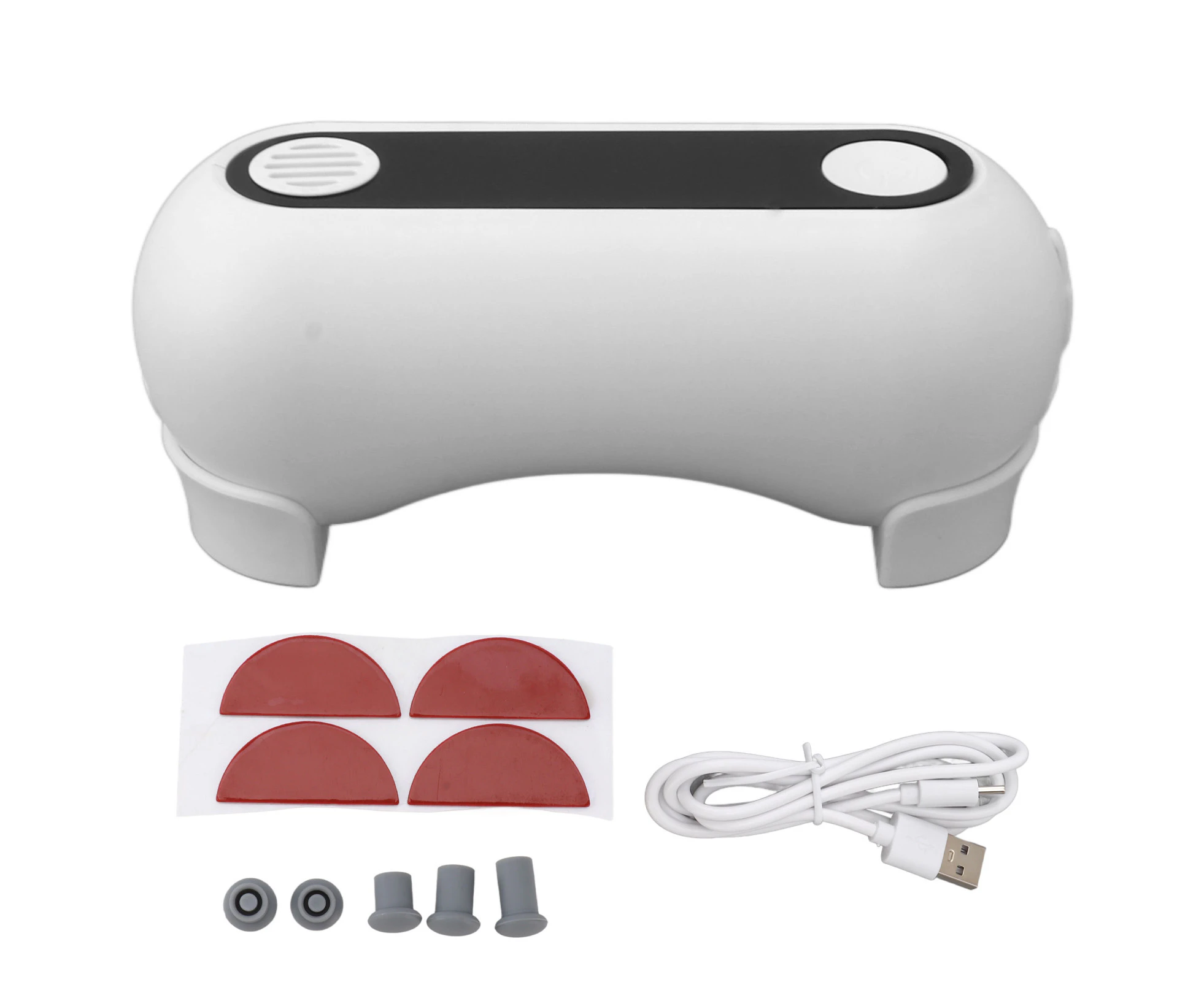 White Automatic Toilet Flusher Hands Free Non Touch Touchless 0.25S Induction Toilet Flush Tool 2000mAh