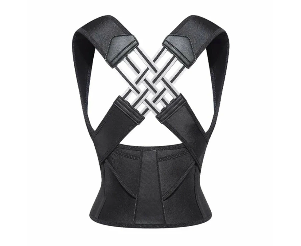 NNEOBA Back Brace Posture Corrector for Men - Adjustable Full Back Support