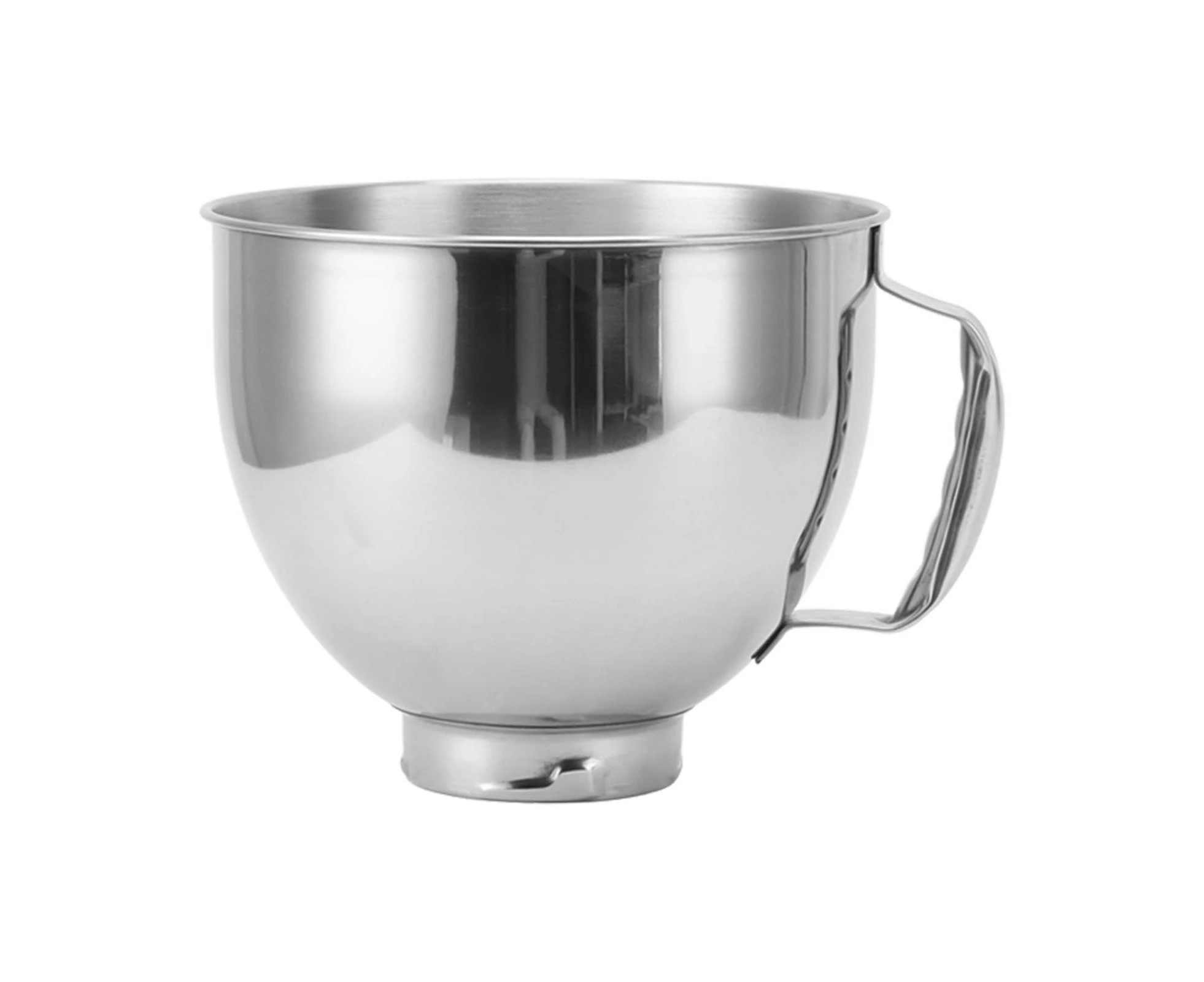 304 Stainless Steel Bowl Mixing Bowl Replacement with Handle for Cassic 4.5Q for Artisan 5QT