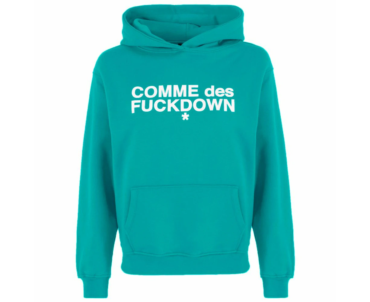 Comme Des Fuckdown Green Cotton Sweater - S