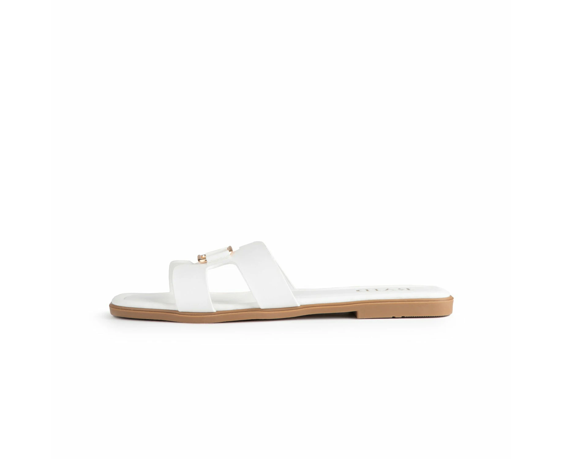 RAID Enola Flat Mules in White