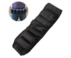 Beer Belt Tough Insulated Holder Adjustable Waist Strap with Buckle Hidden Zipper Pocket Fun Cool Party - Black