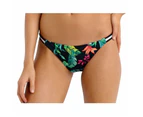 Seafolly Jungle Brazilian Bikini Bottoms - Jungle Black