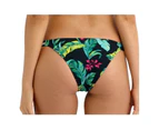 Seafolly Jungle Brazilian Bikini Bottoms - Jungle Black