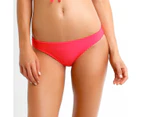 Seafolly Goddess Bow Back Brazilain Bikini Bottoms - Fluro Pink