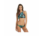 Seafolly Jungle Brazilian Bikini Bottoms - Jungle Black